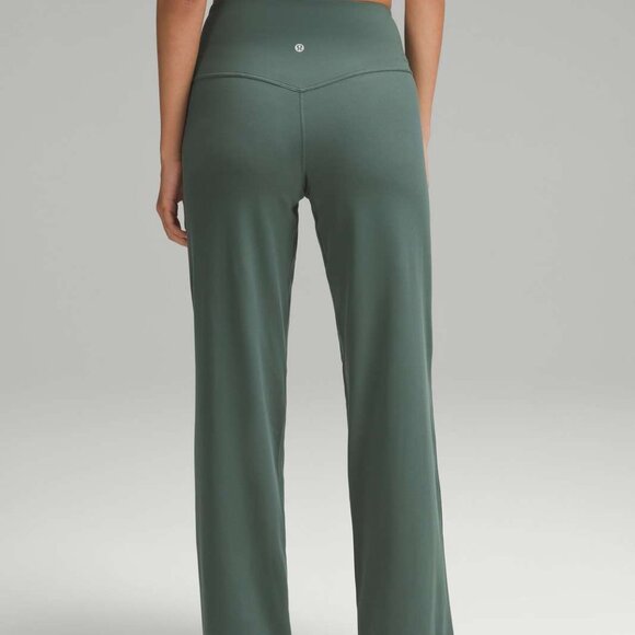 Lululemon Align High-Rise Wide-Leg Pant Size 14 Dark Forest Green $128 Lounge - Picture 3 of 5